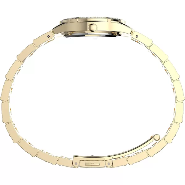 Timex Womens Solar Premium Dress 28mm WatchTwoTone