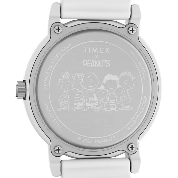 Timex X Peanuts Unisex Weekender 36mm WatchWhiteWhite