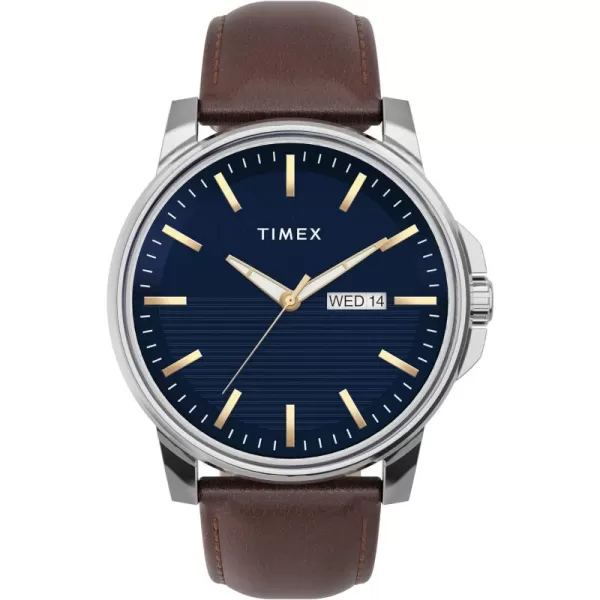 Timex Mens Dress 45mm WatchBrown