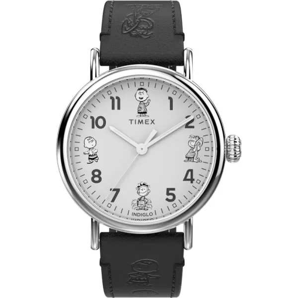 Timex Mens Standard 40mm WatchGraySilverToneSilverTone
