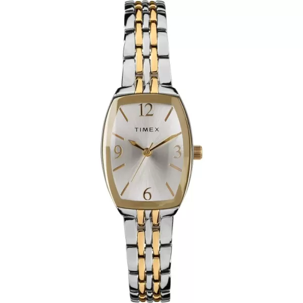 Timex Womens Dress Tonneau 21mm WatchTwoTone