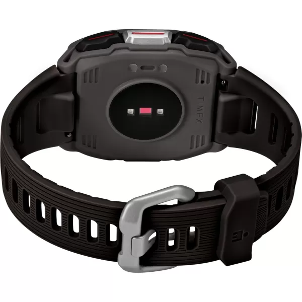TIMEX IRONMAN R300 GPS Smartwatch with Heart Rate 41mm  Dark Gray with Black Silicone Strap
