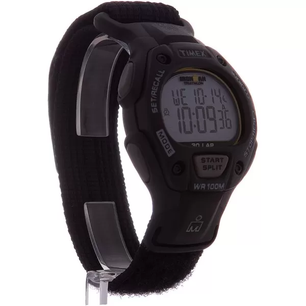 TIMEX Mens IRONMAN Classic 30 38mm WatchBlackYellow Fast Wrap