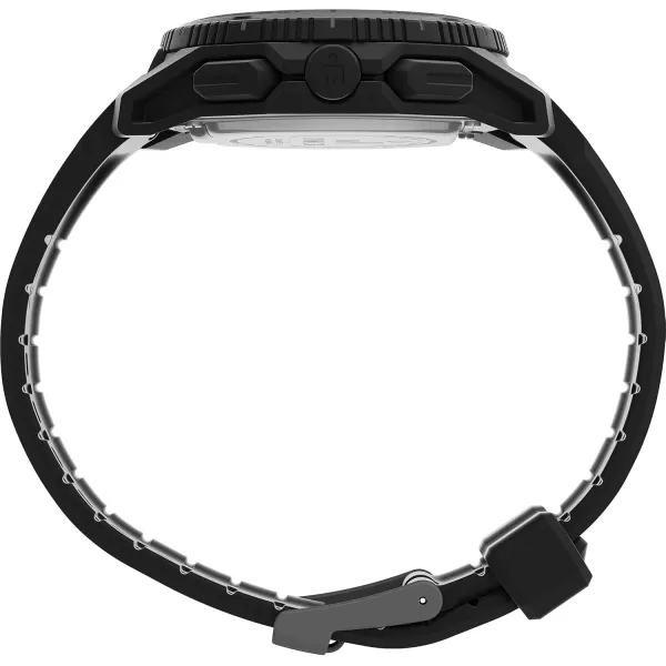 Timex Mens Adrenaline 46mm WatchBlackDigitalBlack