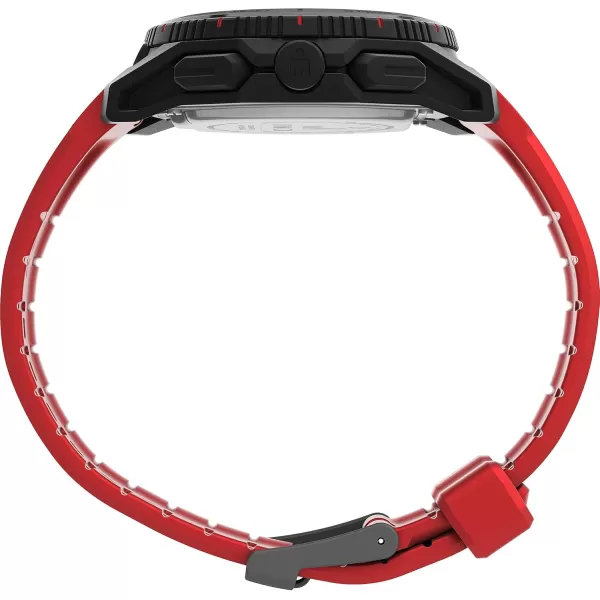 Timex Mens Adrenaline 46mm WatchRedDigitalBlack