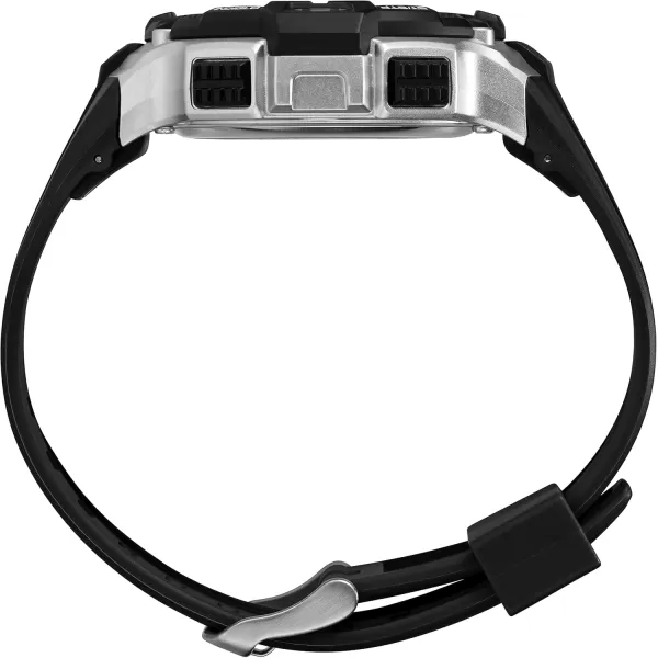 Timex Mens DGTL Rugged 46mm WatchBlackGray