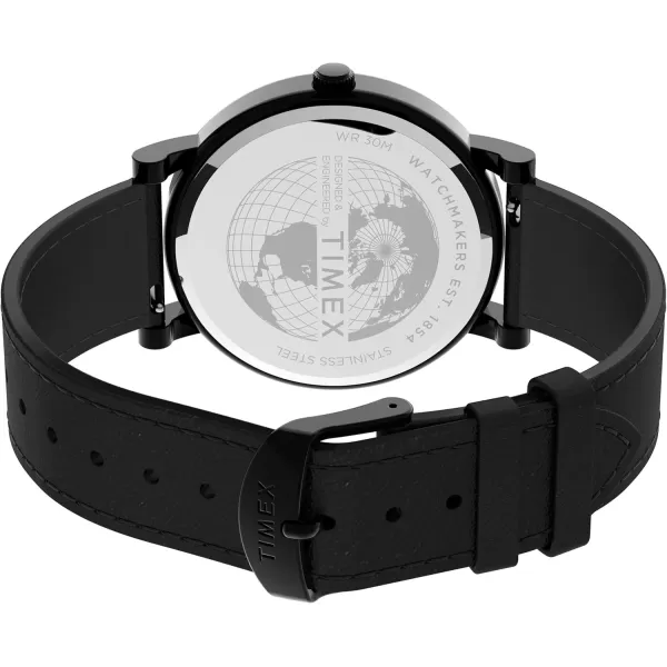 Timex Mens Originals 42mm WatchBlackGreen Pop