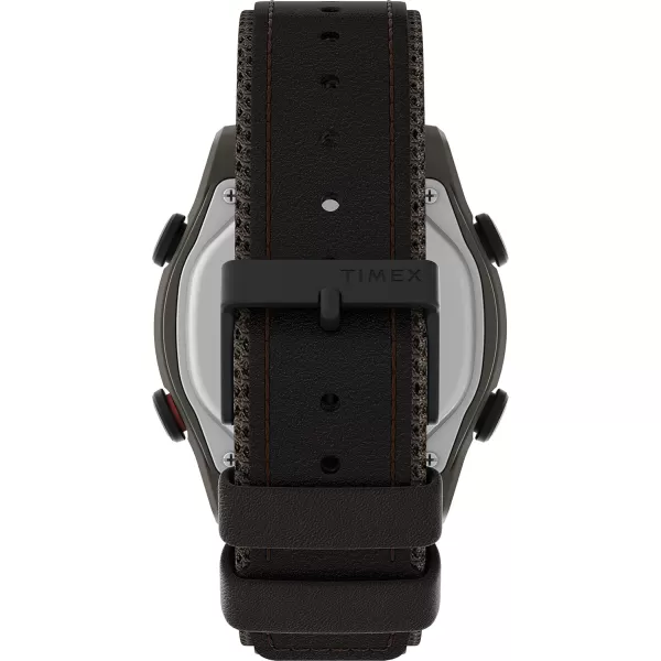 Timex Mens Rugged Digital 43mm WatchBrown