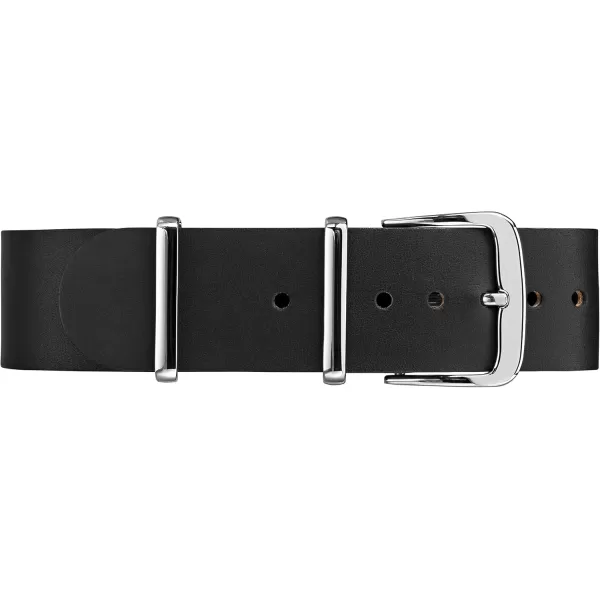 Timex Mens TW2R28600 Southview 41mm BlackSilverTone Leather Strap Watch