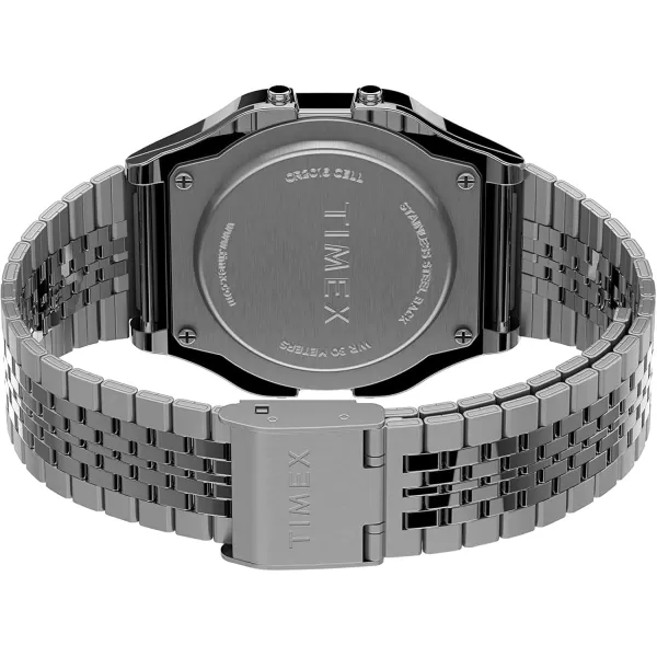 Timex T80 34mm WatchSilver Bracelet