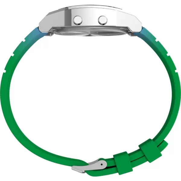 Timex Unisex T80 Steel 36mm WatchBlueDigital