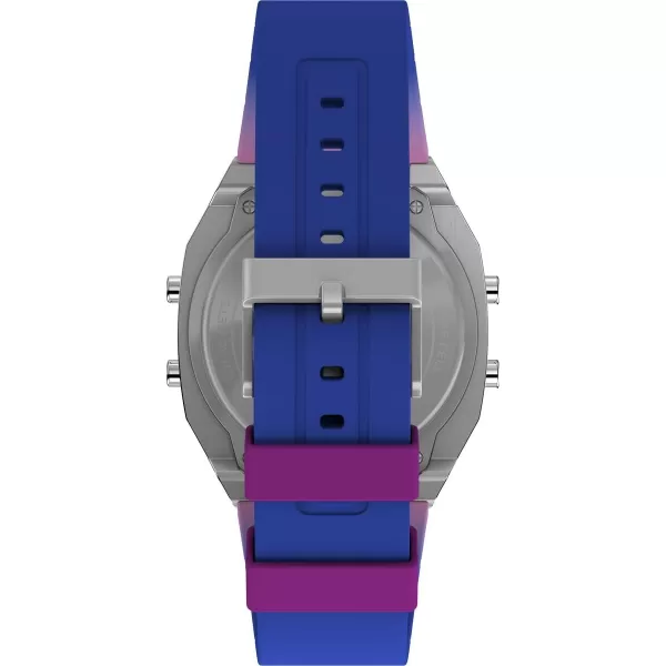 Timex Unisex T80 Steel 36mm WatchPurpleDigital