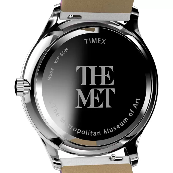 Timex Unisex The MET Hiroshige 34mm WatchMultiColorMultiColorSilverToneKlimt