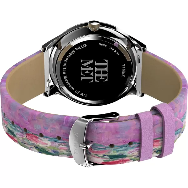 Timex Unisex The MET Hiroshige 34mm WatchMultiColorMultiColorSilverToneKlimt