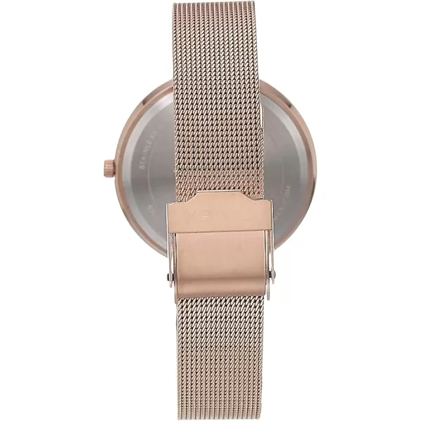 Timex Womens Dress Floral 35mm WatchRose GoldTonePink