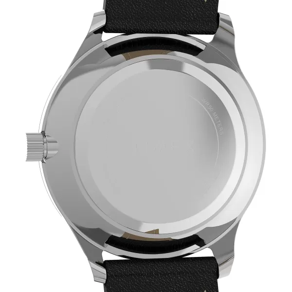 Timex Womens Easy Reader WatchBlackSilverToneMother of Pearl32mm