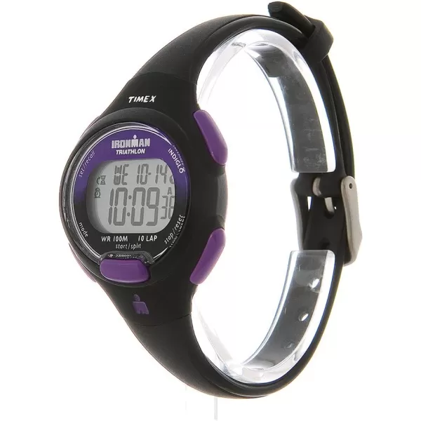 Timex Womens Ironman Essential 34mm WatchBlackPurple