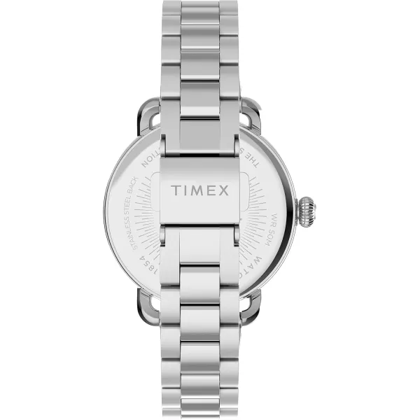 Timex Womens Standard 34mm WatchSilverTone