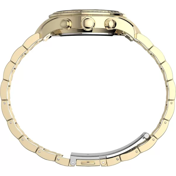 Timex Womens Standard Chronograph 38mm WatchGold Tone
