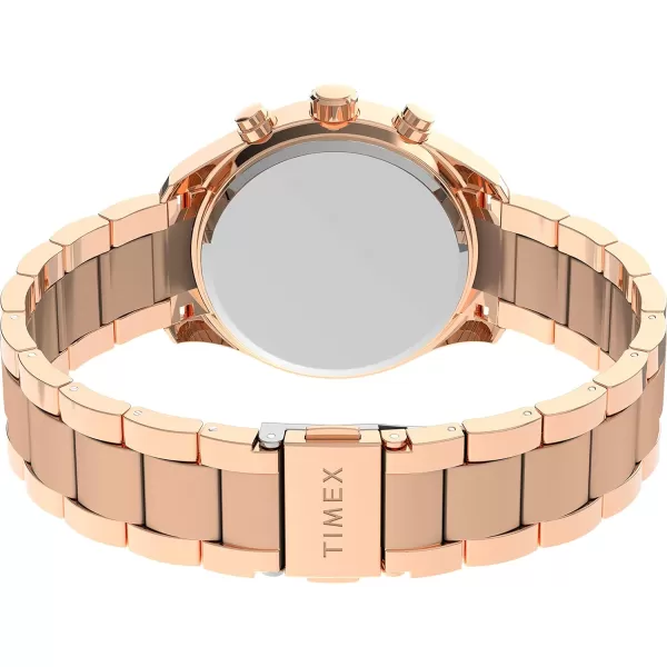 Timex Womens Standard Chronograph 38mm WatchRose Gold