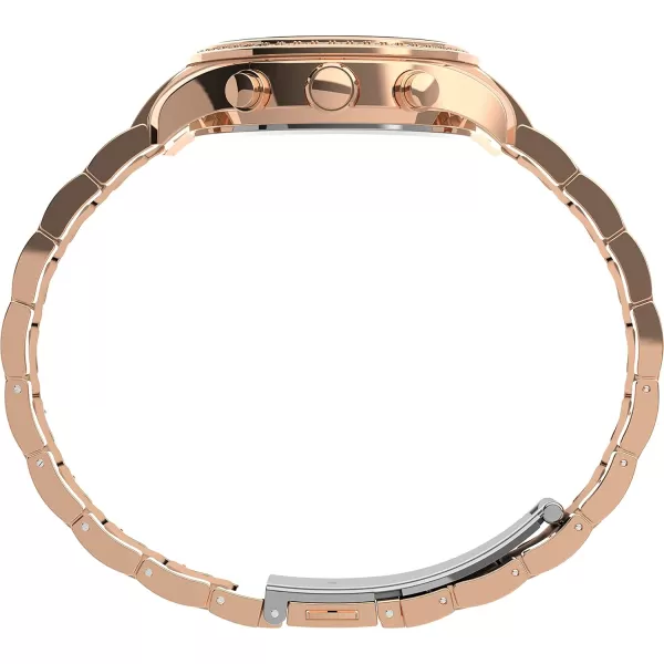 Timex Womens Standard Chronograph 38mm WatchRose Gold