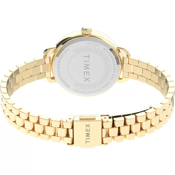Timex Womens Standard Demi 30mm WatchTwoToneWhite
