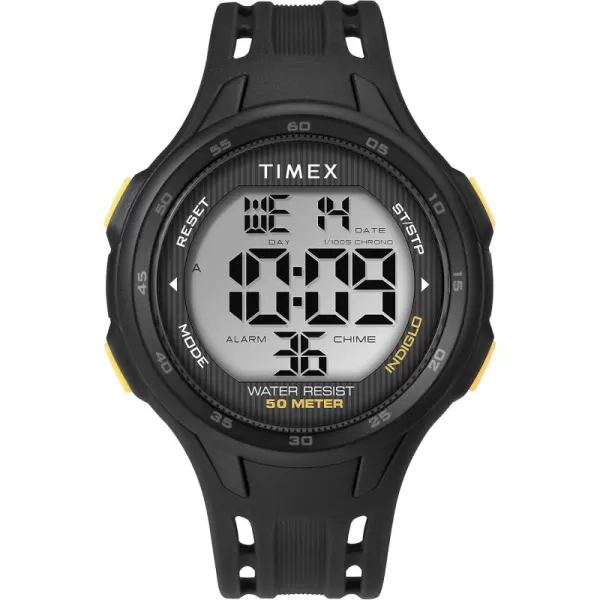 Timex Mens DGTL Rugged 46mm WatchBlack