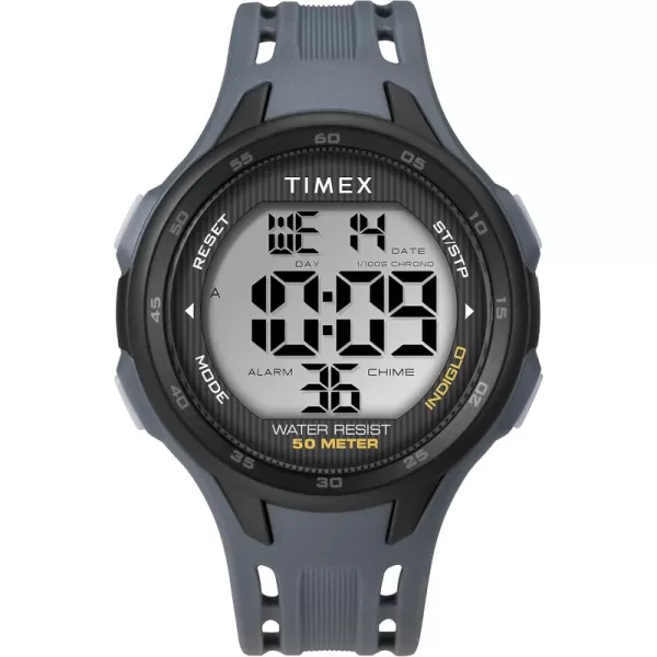 Timex Mens DGTL Rugged 46mm WatchBlue