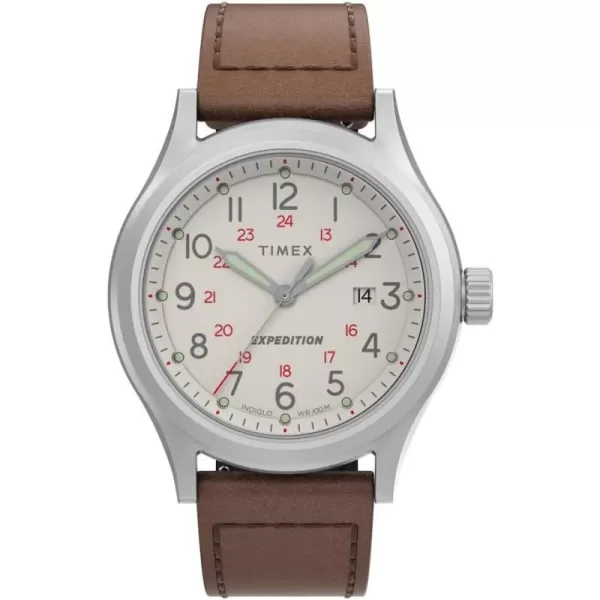 Timex Mens Expedition Sierra 41mm WatchBrownNatural