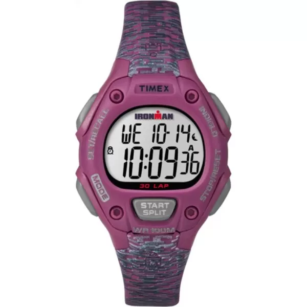 Timex MidSize Ironman Classic 30 WatchPinkGray Texture
