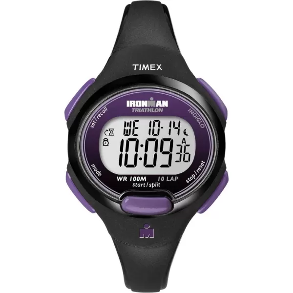 Timex Womens Ironman Essential 34mm WatchBlackPurple