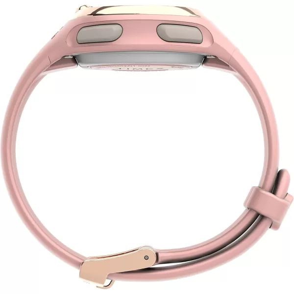 TIMEX IRONMAN Transit Watch with Daily Step Calorie and Distance Tracking ampamp Heart Rate 33mmBlushRose GoldTone