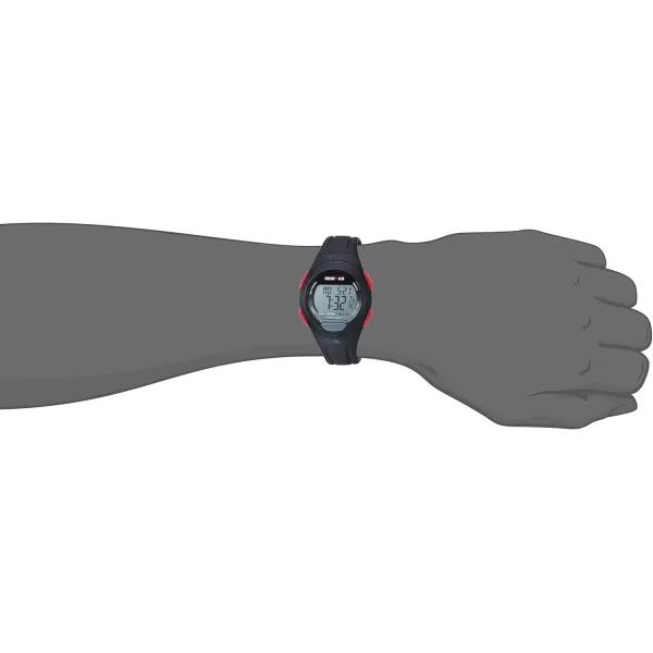 Timex FullSize Ironman Essential 10 WatchBlackRed