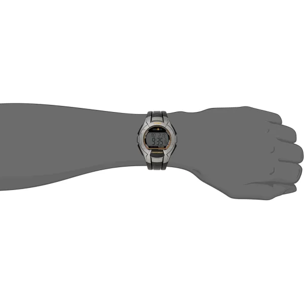Timex FullSize Ironman Essential 10 WatchBlackSilverTone