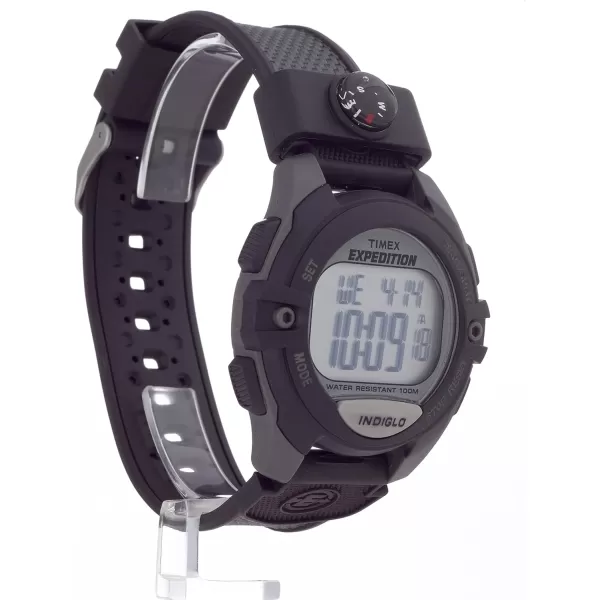 Timex Mens Expedition Digital CAT5 41mm WatchBlackDigital GrayGray