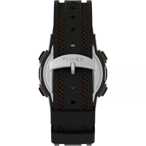 Timex Mens Expedition Digital CAT5 41mm WatchBlackDigital GreenBrown