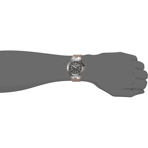 Timex Mens Expedition Metal Field 40mm WatchBrownSilverToneBlack