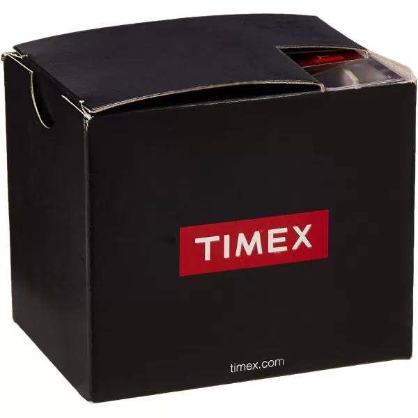 Timex Mens Expedition Metal Field WatchBrownWhiteRed
