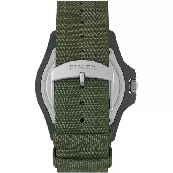 Timex Mens Expedition North Freedive Ocean 46mm WatchGreenGreen