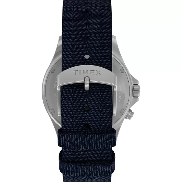 Timex Mens Expedition North Sierra 41mm WatchBlueBlueStainless Steel