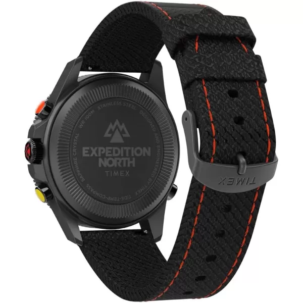 Timex Mens Expedition North TideTempCompass 43mm WatchBlackBlackGunmetal