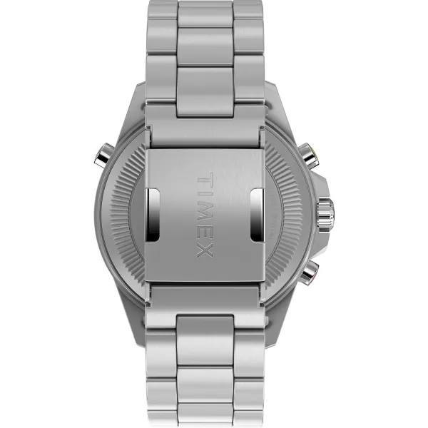 Timex Mens Expedition North TideTempCompass 43mm WatchStainless SteelBlackStainless Steel