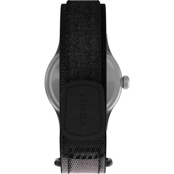Timex Mens Expedition Scout 40mm Watch  Black Fastwrap Black Dial IP Steel Case