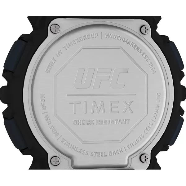 Timex UFC Mens Striker 50mm WatchBlackRed