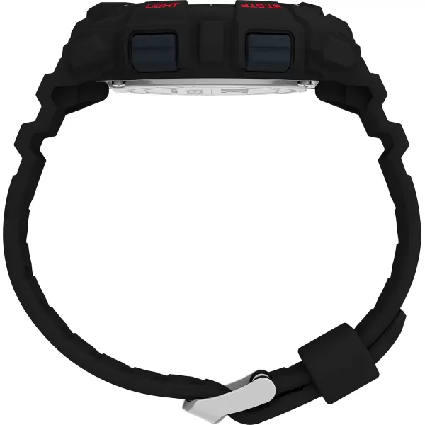 Timex UFC Mens Striker 50mm WatchBlackRed