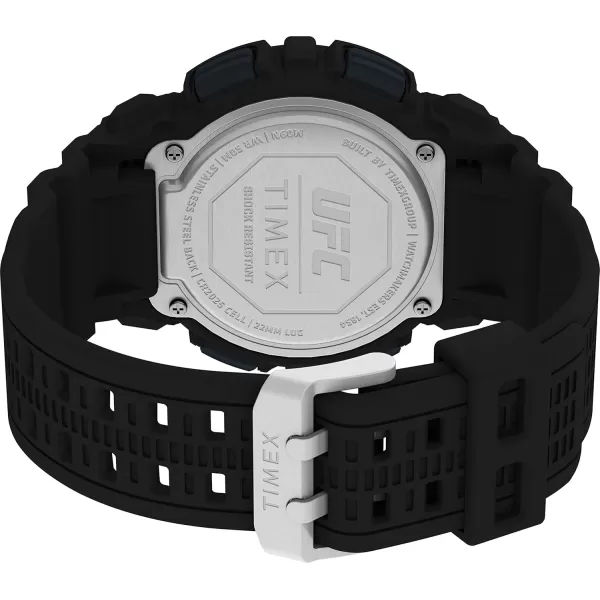 Timex UFC Mens Striker 50mm WatchBlackRed