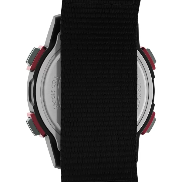 Timex Unisex Expedition CAT 33mm WatchBlackDigitalBlackRed