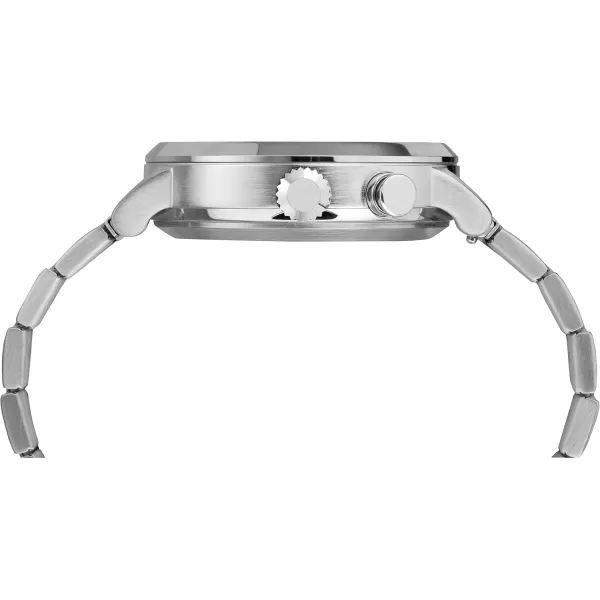 Timex Unisex TW2P99000 Metropolitan SilverTone Stainless Steel Bracelet Smartwatch