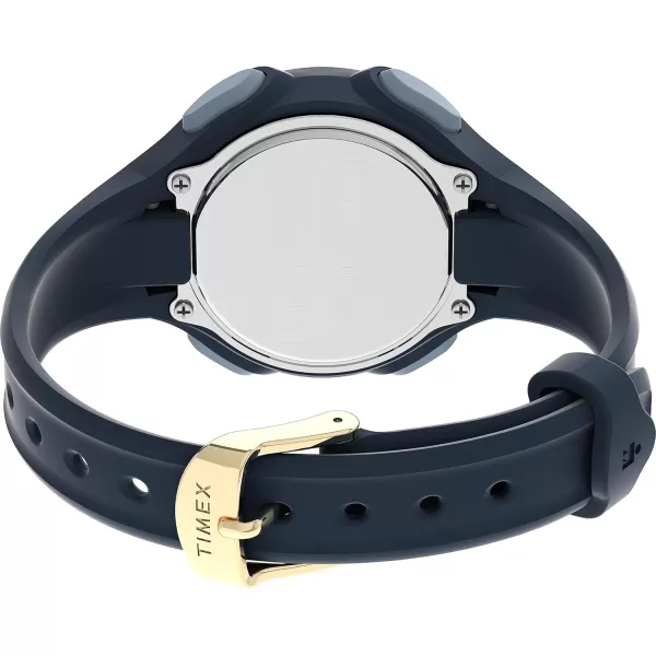 Timex Womens Ironman E30 34mm WatchBlackDigitalBlackGoldTone