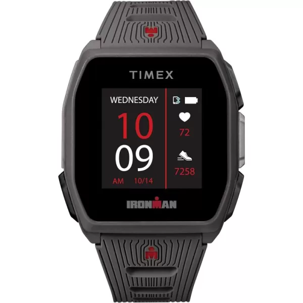 TIMEX IRONMAN R300 GPS Smartwatch with Heart Rate 41mm  Dark Gray with Silicone Strap